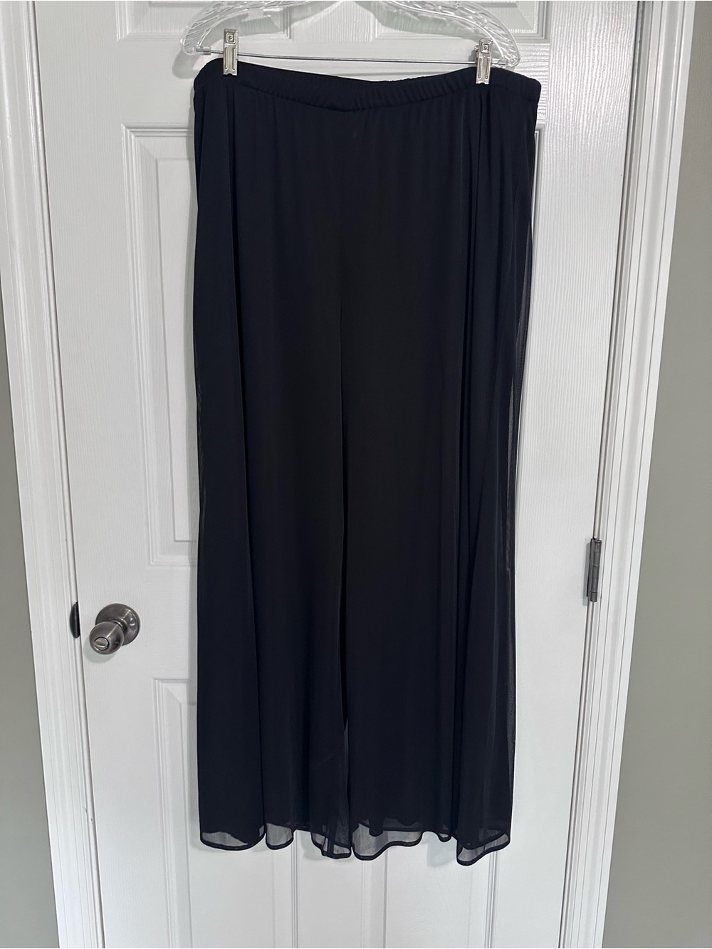 NorthStyle Black Wide-Leg Palazzo Trousers